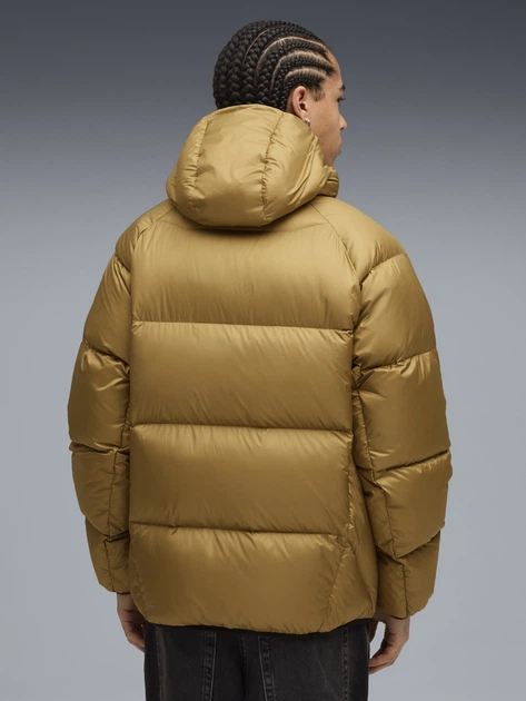 Kurtka puchowa męska Puma Hooded Down Puffer Jacket 68838269 XS Musztardowa (4069157595209) - obraz 2