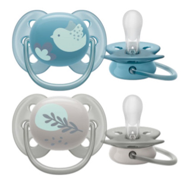 Smoczek ortodontyczny Philips AVENT Ultra Soft 6-18m 2 szt SCF091/15 (8720689016889) - obraz 2