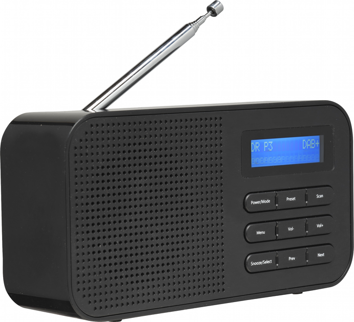 Odbiornik radiowy Denver DAB-42 Black (5706751038792) - obraz 3