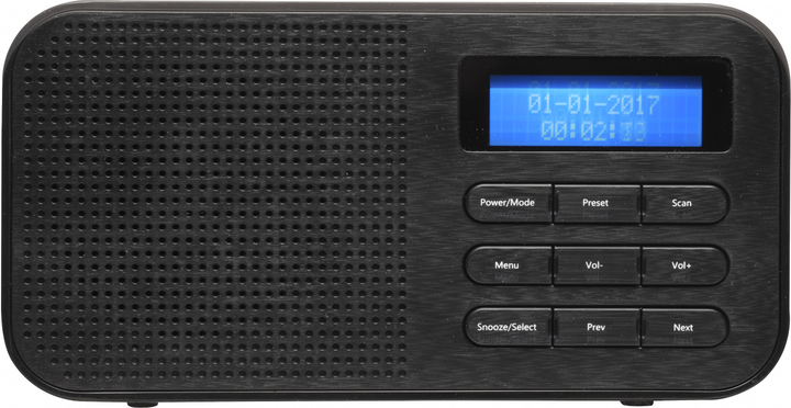 Odbiornik radiowy Denver DAB-42 Black (5706751038792) - obraz 4