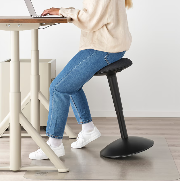 Стул для компьютера NILSERIK IKEA 904.918.95 темно-серый - Фото 5 Стул для компьютера NILSERIK IKEA 904.918.95 темно-серый - изображение 5
