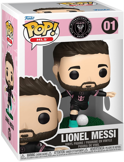 Фігурка Funko Pop! MLS: Inter Miami Lionel Messi (5908305249917) - зображення 1