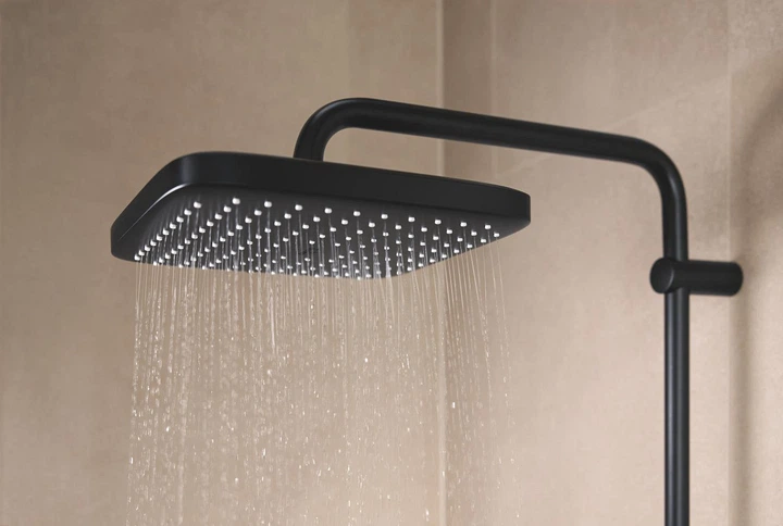 Душевая система с термостатом для настенного монтажа Grohe Tempesta System 250 Cube (266892431) - изображение 2