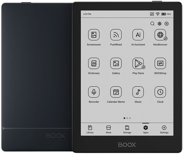 E-book Boox Go 6 Black (6949710309819) - obraz 1