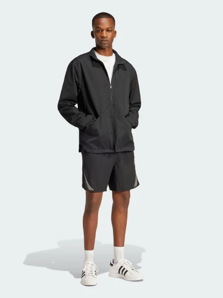 Спортивная ветровка мужская Adidas Originals JD0049 M Черная (4067891193668) - Фото 3 Спортивная ветровка мужская Adidas Originals JD0049 M Черная (4067891193668) - изображение 3