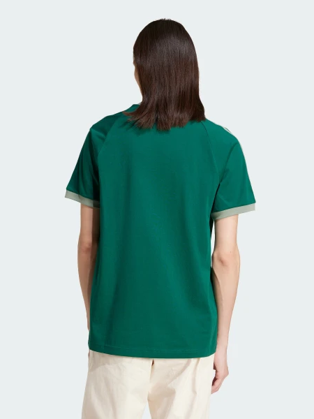 Футболка хлопковая длинная мужская Adidas Originals JN7017 S Зеленая (4067901428360) - изображение 2