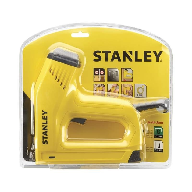 Степлер Stanley TRE550 електричний для скоб G 6-14 мм і шпильок J 12, 15 мм (6-TRE550) - зображення 2