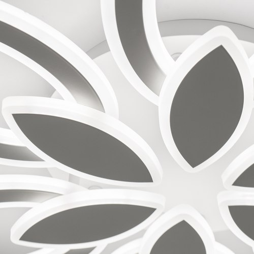 Світильник стельовий світлодіодний LUMINARIA AURORA DOUBLE 120W 6F 620/80 WHITE IP20 з пультом ДК 620х80 мм - Фото 2 Світильник стельовий світлодіодний LUMINARIA AURORA DOUBLE 120W 6F 620/80 WHITE IP20 з пультом ДК 620х80 мм - зображення 2