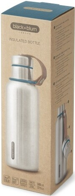 Butelka termiczna Black+Blum turkusowa 500 ml (5060089726401) - obraz 2