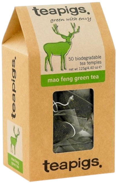 Herbata zielona Teapigs Mao Feng 50 piramidek (5060136753039) - obraz 1