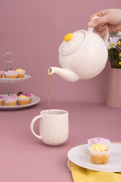 Чайник для заварювання Price & Kensington Daisy білий 1.1 л (5010853289090) - зображення 16