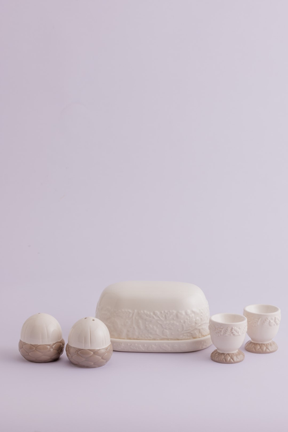 Maselnica z pokrywka Price & Kensington Acorn Biała (5010853289984) - obraz 4