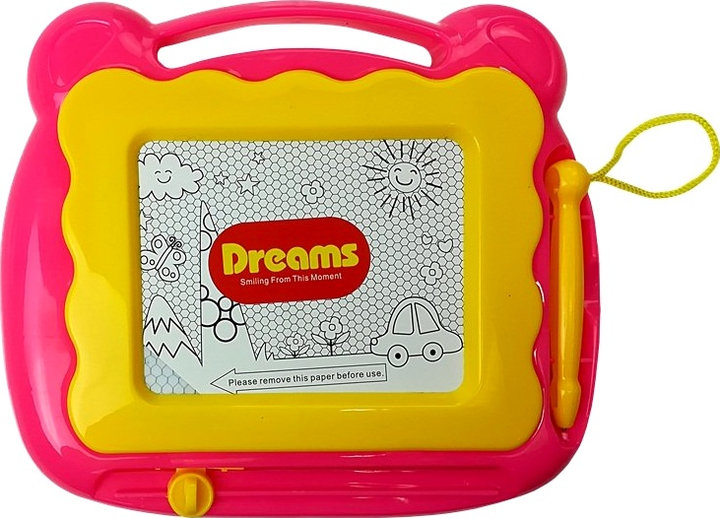 Дитячий штовхач LEAN Toys із зникаючим малюнком Рожевий 5995 (5908275992820) - зображення 7