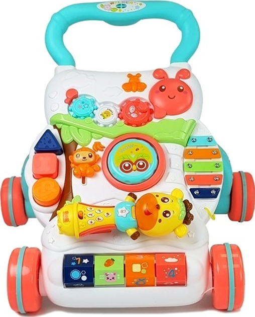 Дитячий штовхач LEAN Toys з інтерактивним мікрофоном 6890 (5905884453872) - зображення 3