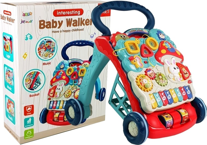 Ходунки-толкатель LEAN Toys Тварини 8474 (5903802458633) - зображення 2