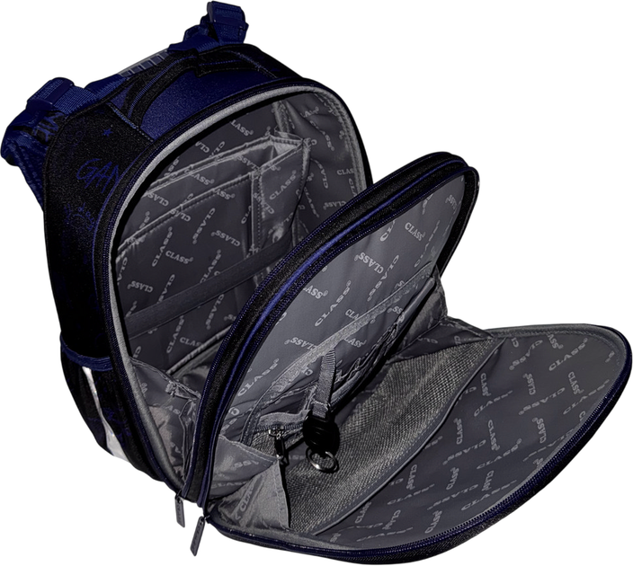 Рюкзак Class SchoolCase Mini Game 2 отделения 35х27х16 см Синий (8591662250602) - Фото 6 Рюкзак Class SchoolCase Mini Game 2 отделения 35х27х16 см Синий (8591662250602) - изображение 6