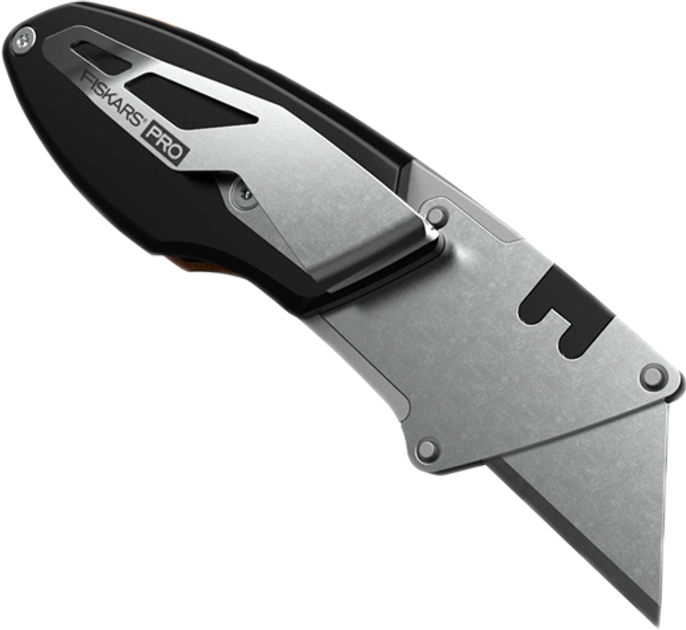 Kompaktowy, składany nóż uniwersalny Fiskars Pro CarbonMax (1062939) - obraz 6
