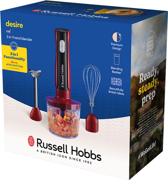 Blender Russell Hobbs Desire Red 3-w-1 27140-56 - obraz 13