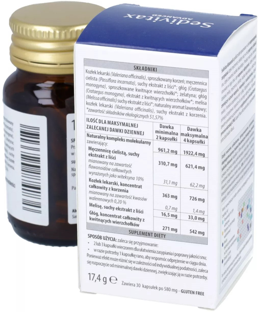 Suplement diety Aboca Sedivitax Advanced 30 kapsułek (8032472023319) - obraz 2