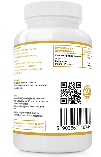 Suplement diety Alto Pharma Kapsaicyna 10 mg 120 kapsułek (5903661237448) - obraz 2