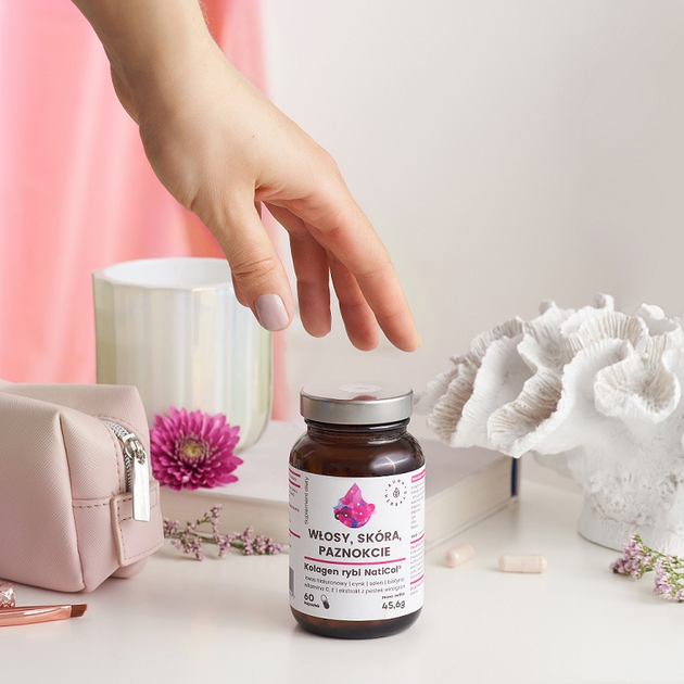 Харчова добавка Aura Herbals Колаген Рибний NatiCol 60 капсул (5902479614083) - зображення 3