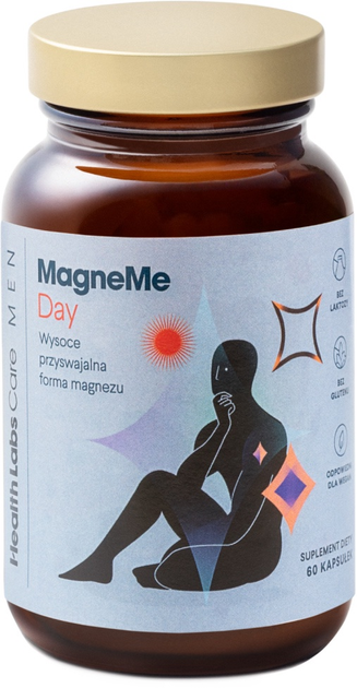 Харчова добавка Health Labs Care Men MagneMe Day + Night 2 x 60 капсул (5906146790926) - зображення 3