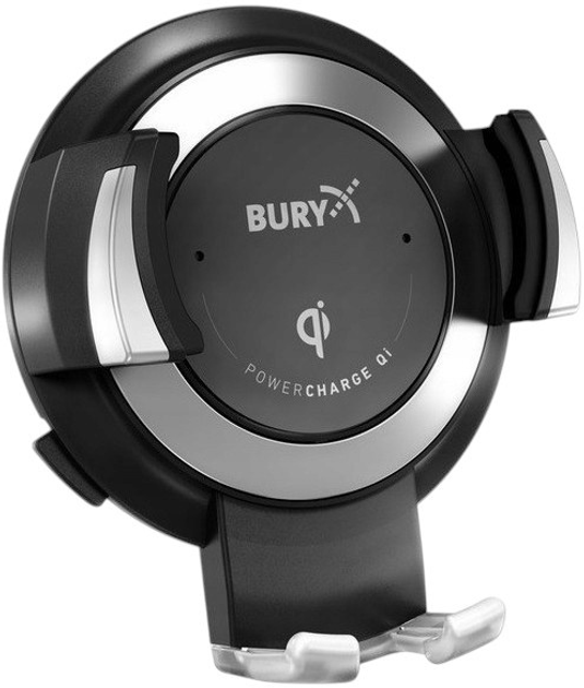 Автомобільний тримач для телефону з бездротовою зарядкою Bury PowerCharge Qi 5W (4023032187521) - зображення 2