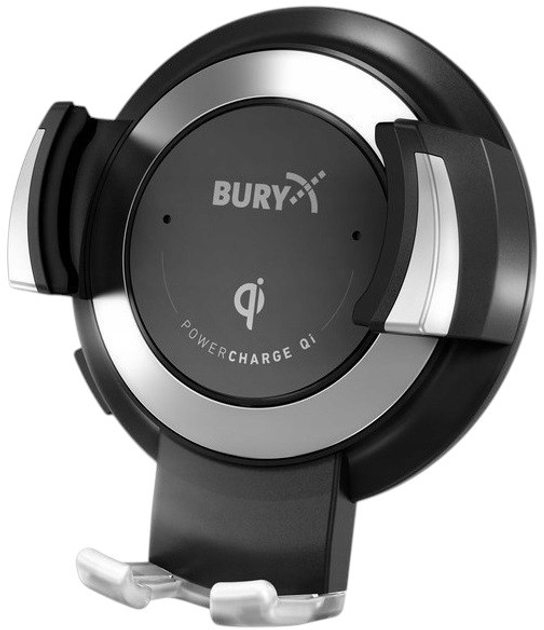 Автомобільний тримач для телефону з бездротовою зарядкою Bury PowerCharge Qi 5W (4023032187521) - зображення 4