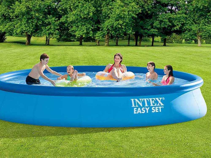 Басейн наливний Intex Easy Set 26166 12430 л 457 х 107 см (6941057407852) - зображення 3
