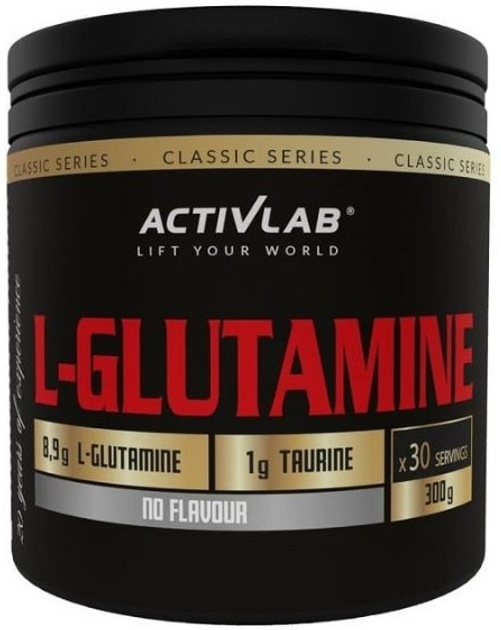 Suplement diety ActivLab L-Glutamine Natural 300 g (5907368800462) - obraz 1