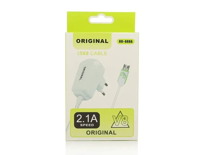 Зарядное устройство 220В 2,1А с кабелем USB - micro USB 1,5м характеристики 5В 1,5м - Фото 4 Зарядное устройство 220В 2,1А с кабелем USB - micro USB 1,5м характеристики 5В 1,5м - изображение 4