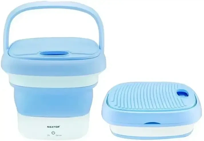 Складная стиральная машина MAXTOP silicon washing machine портативная стирка для дома и дачи - изображение 5