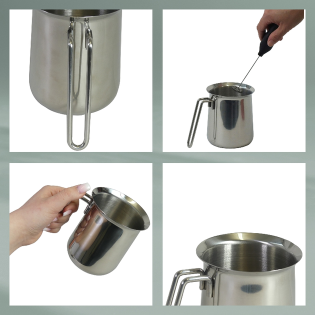 Garnuszek na mleko Kela Herta stalowy (10900) 350 ml (4025457109003) - obraz 5