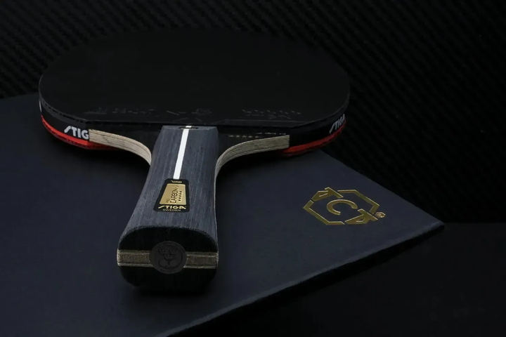 Ракетка для настільного тенісу Stiga Pro Carbon Plus 5 Star FL, чорна - изображение 5