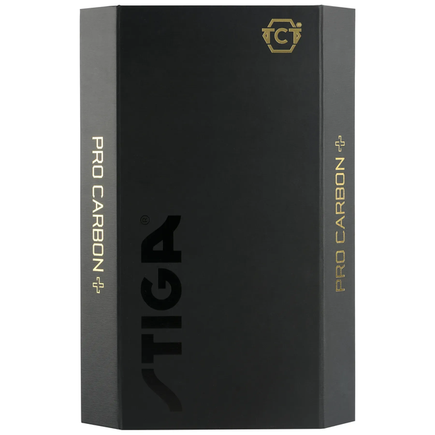 Ракетка для настільного тенісу Stiga Pro Carbon Plus 5 Star FL, чорна - изображение 6