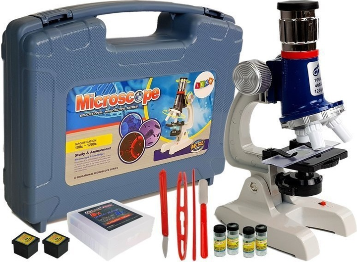 Zestaw edukacyjny LEAN Toys Mikroskop dla badacza 6868 (5905214971007) - obraz 2