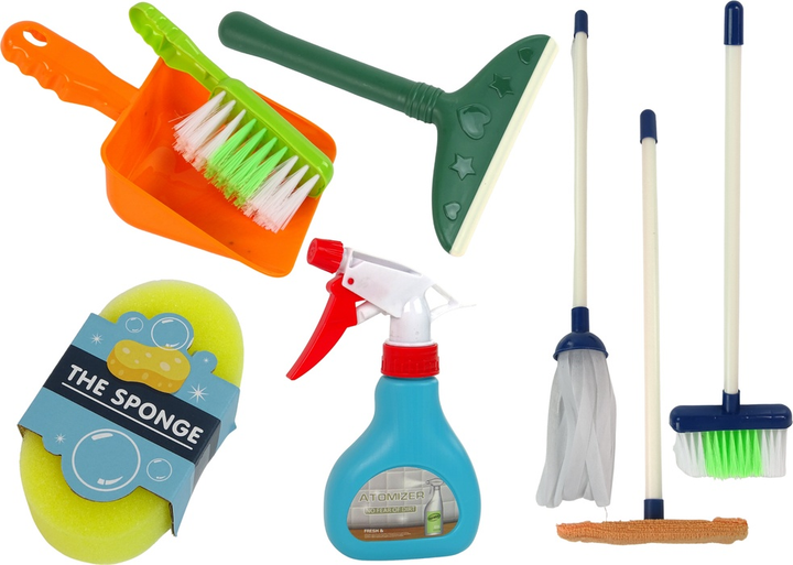 Zestaw do sprzątania LEAN Toys 11 elementów 10510 (5904665993507) - obraz 3