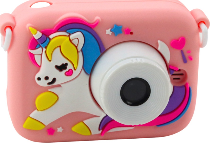 Aaparat cyfrowy dla dzieci LEAN Toys jednorożec różowy 21326 (5905991037590) - obraz 2