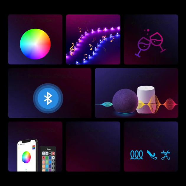 Taśma inteligentna wodoodporna Sonoff LED L2 RGB pilot zasilacz WiFi 5 m (6920075776706) - obraz 8