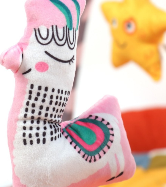 Килимок-ігровий центр Milly Mally 2 в 1 Квітка Сафарі (5901761123180) - зображення 8