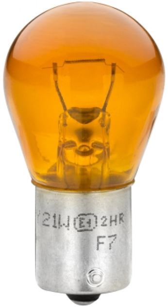 Набір автомобільних лампочок Hella Standard PY21W 12 В Помаранчева 10 шт (8GA006841123) - зображення 3