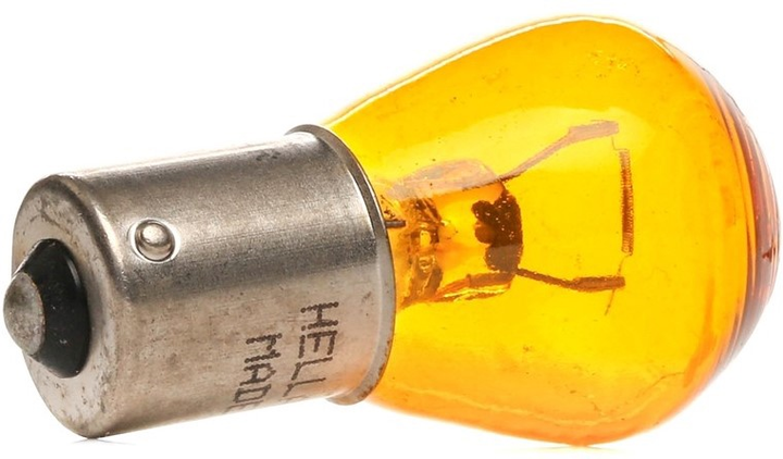Набір автомобільних лампочок Hella Standard PY21W 12 В Помаранчева 10 шт (8GA006841121) - зображення 2