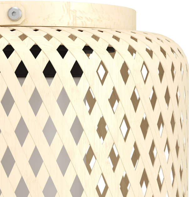 Lampa stołowa solarna Eglo Marliano Brązowo-biała - obraz 3
