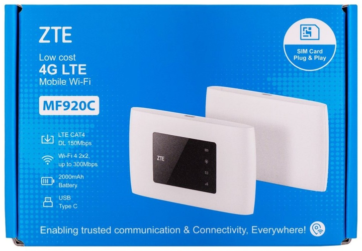 Router Wi-Fi ZTE MF920C White (6902176149863) - obraz 8