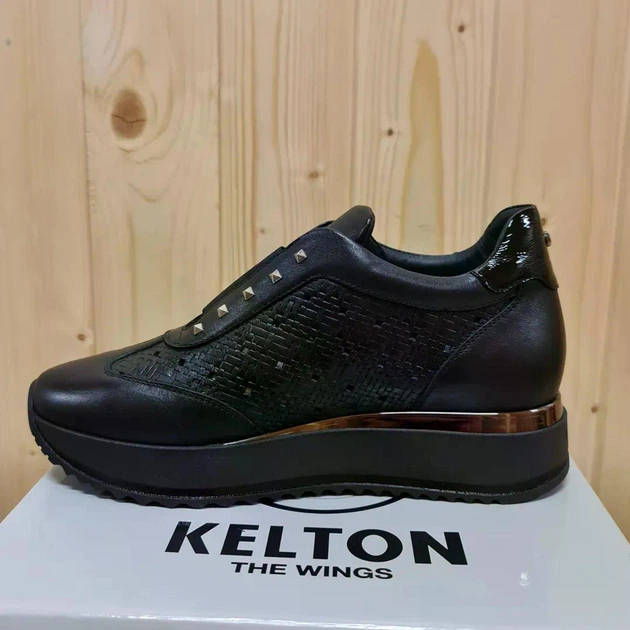 Kelton комфортне італійське взуття з танкеткою, р.37 - зображення 2