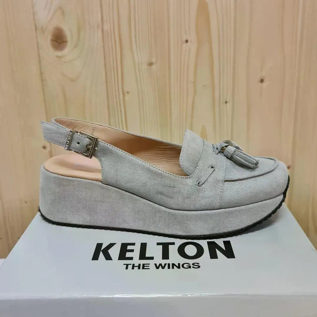 Обувь Kelton бежевая, ткань и кожа, кожаная подкладка, р.37 - Фото 1 Обувь Kelton бежевая, ткань и кожа, кожаная подкладка, р.37 - изображение 1