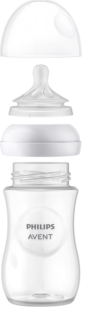 Пляшечка для годування Philips AVENT Natural Response  260 мл 1м+ Жирафа SCY903/66 (8710103989691) - зображення 6