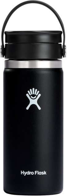 Butelka termiczna Hydro Flask Wide Flex Sip Lid Black 400 ml (810911030078) - obraz 1