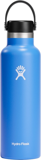 Butelka termiczna Hydro Flask Standard Mouth Flex Cap Cascade 621 ml (810096852410) - obraz 1