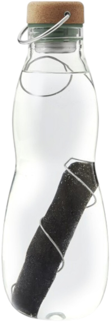 Пляшка-фільтр для води Black+Blum Eau Good у чохлі Оливкова 650 мл (5060089726005) - зображення 1